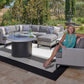 HomeRoots 2' x 3' UV treated Polypropylene Charcoal Accent Rug
