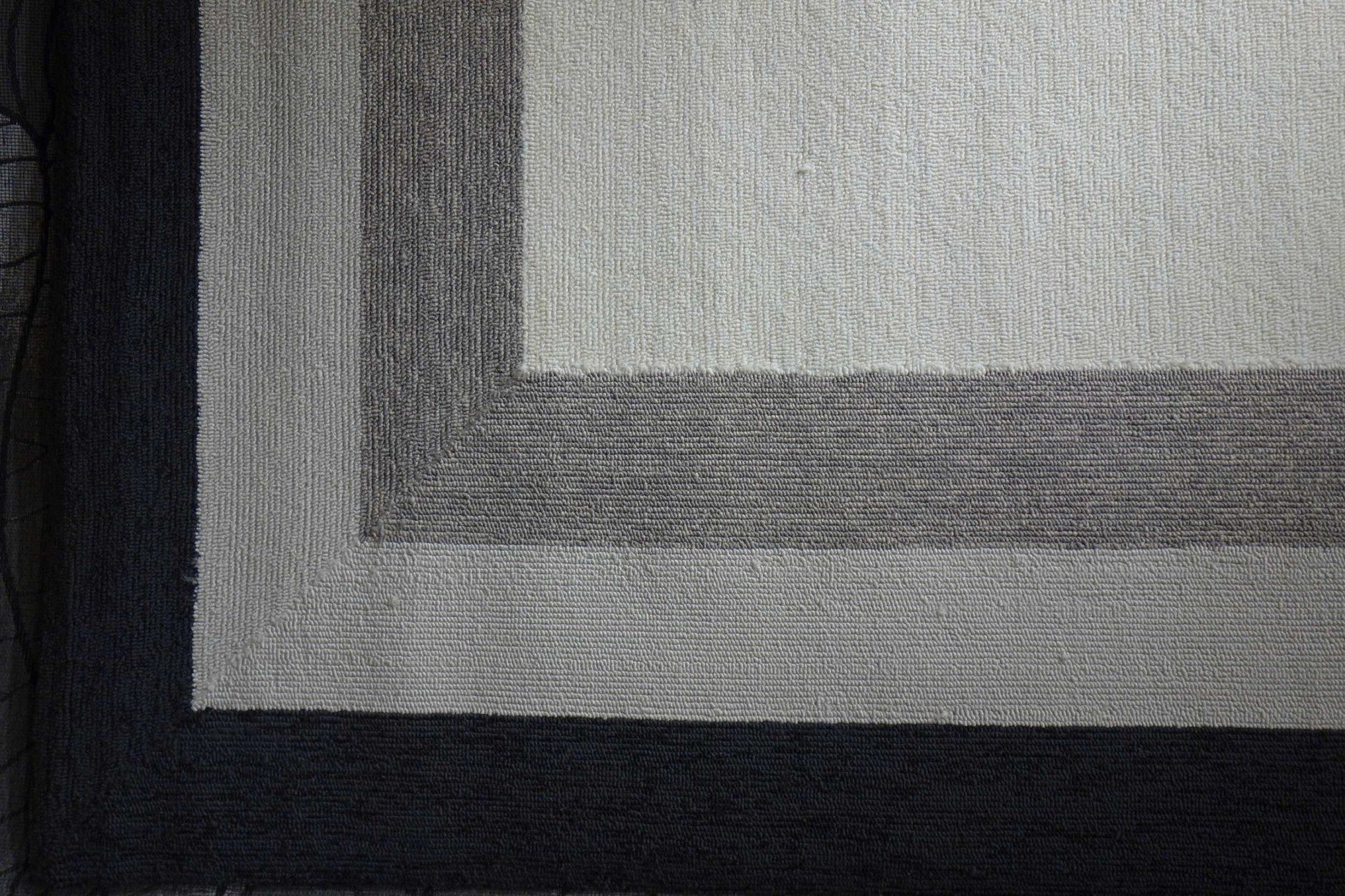 HomeRoots 2' x 3' UV treated Polypropylene Charcoal Accent Rug