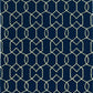 HomeRoots 2' x 3' UV treated Polypropylene Navy Accent Rug