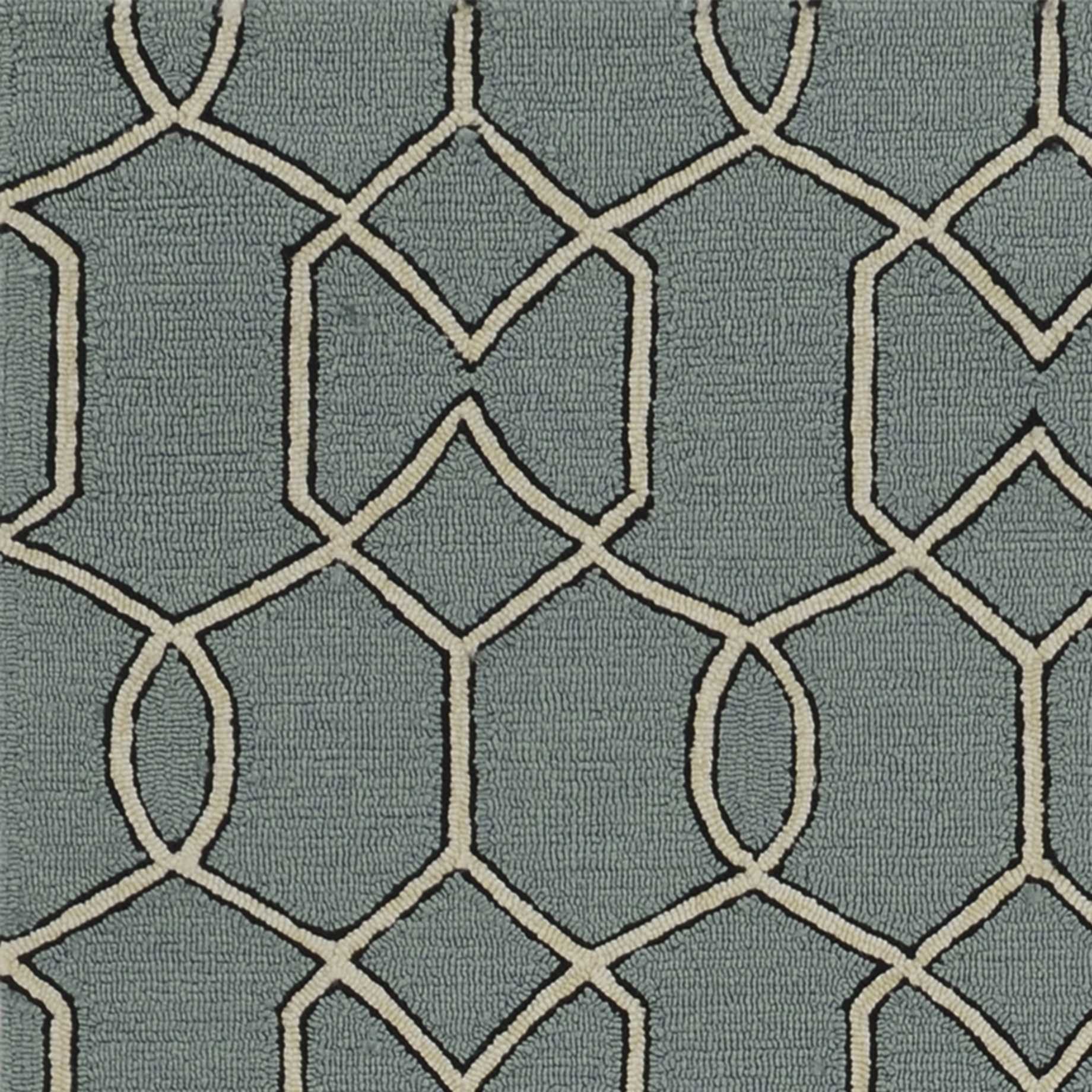 HomeRoots 2' x 3' UV treated Polypropylene Spa Accent Rug
