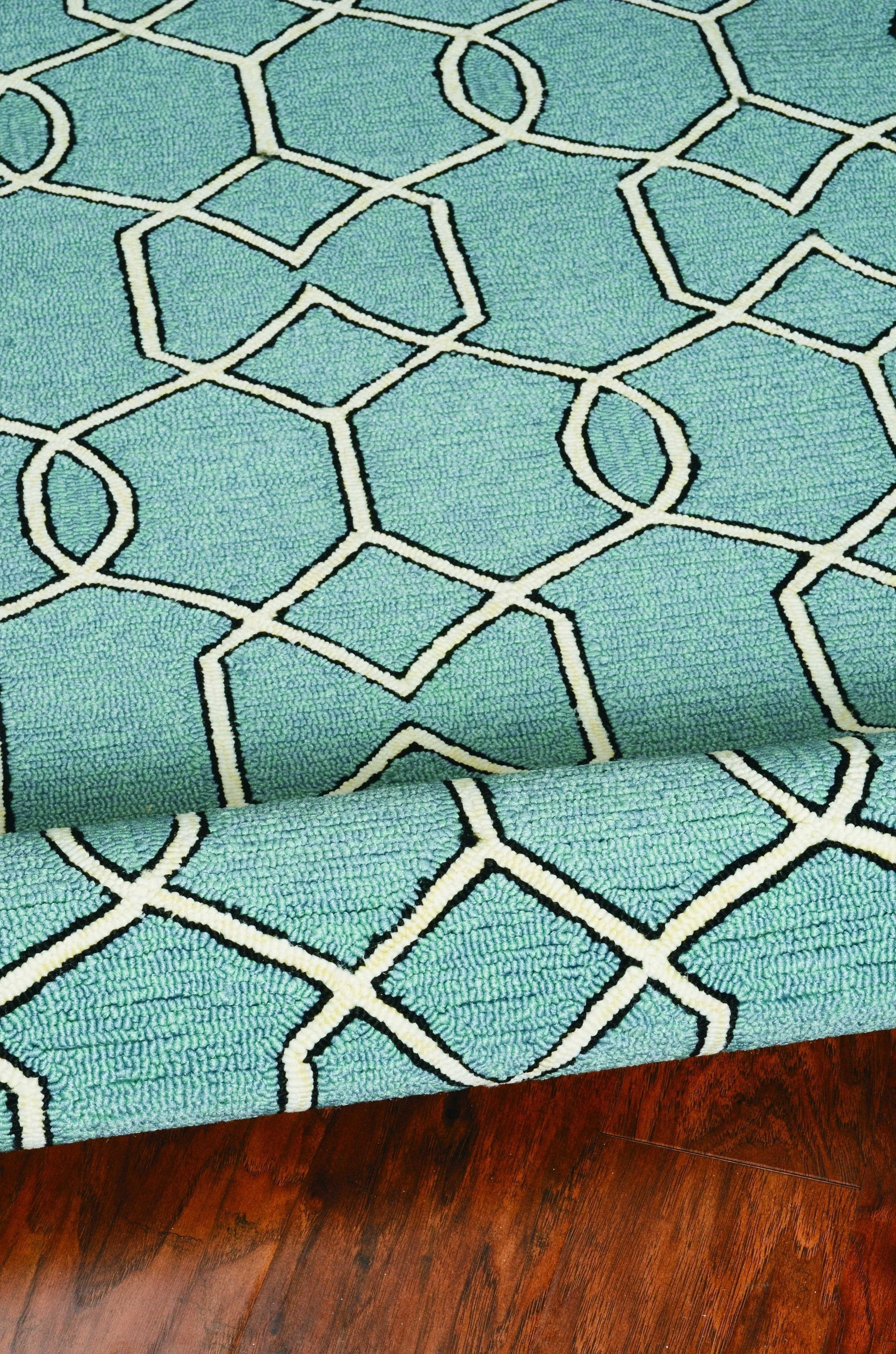 HomeRoots 2' x 3' UV treated Polypropylene Spa Accent Rug