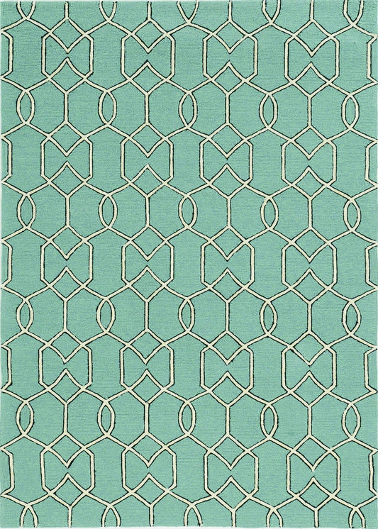 HomeRoots 2' x 3' UV treated Polypropylene Spa Accent Rug