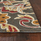 HomeRoots 2' x 3' UV treated Polypropylene Taupe Accent Rug