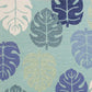 HomeRoots 2' x 3' UV treated Polypropylene Turquoise Accent Rug