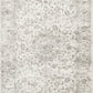 HomeRoots 2' x 3' Viscose Accent Rug With Silver Finish