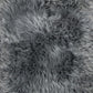 HomeRoots 2' x 3' Warm Gray New Zealand Natural Sheepskin Rug