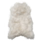 HomeRoots 2' x 3' White Natural Wool Long-Haired Sheepskin Area Rug