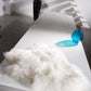 HomeRoots 2' x 3' White Natural Wool Long-Haired Sheepskin Area Rug