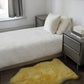 HomeRoots 2' x 3' Yellow New Zealand Natural Sheepskin Rug