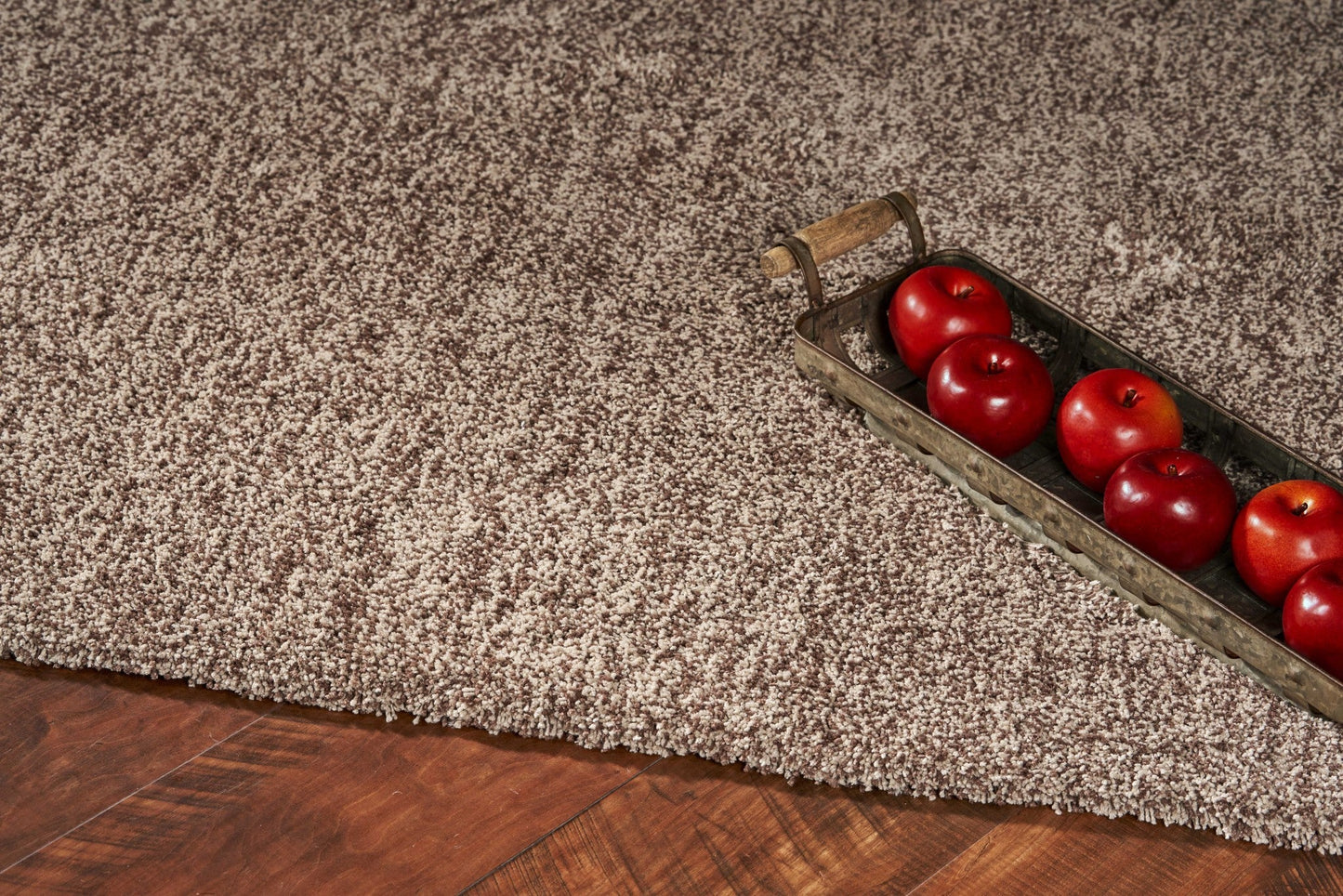 HomeRoots 2' x 4' Beige Heather Indoor Shag Rug