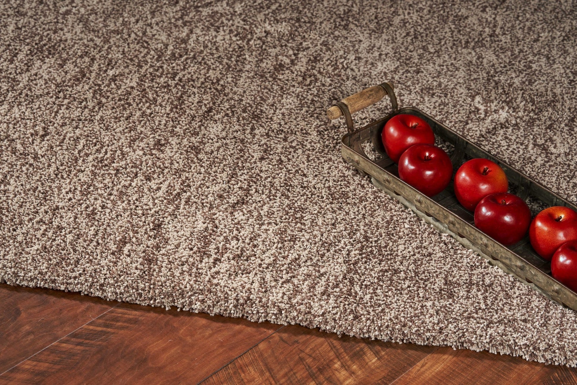 HomeRoots 2' x 4' Beige Heather Indoor Shag Rug