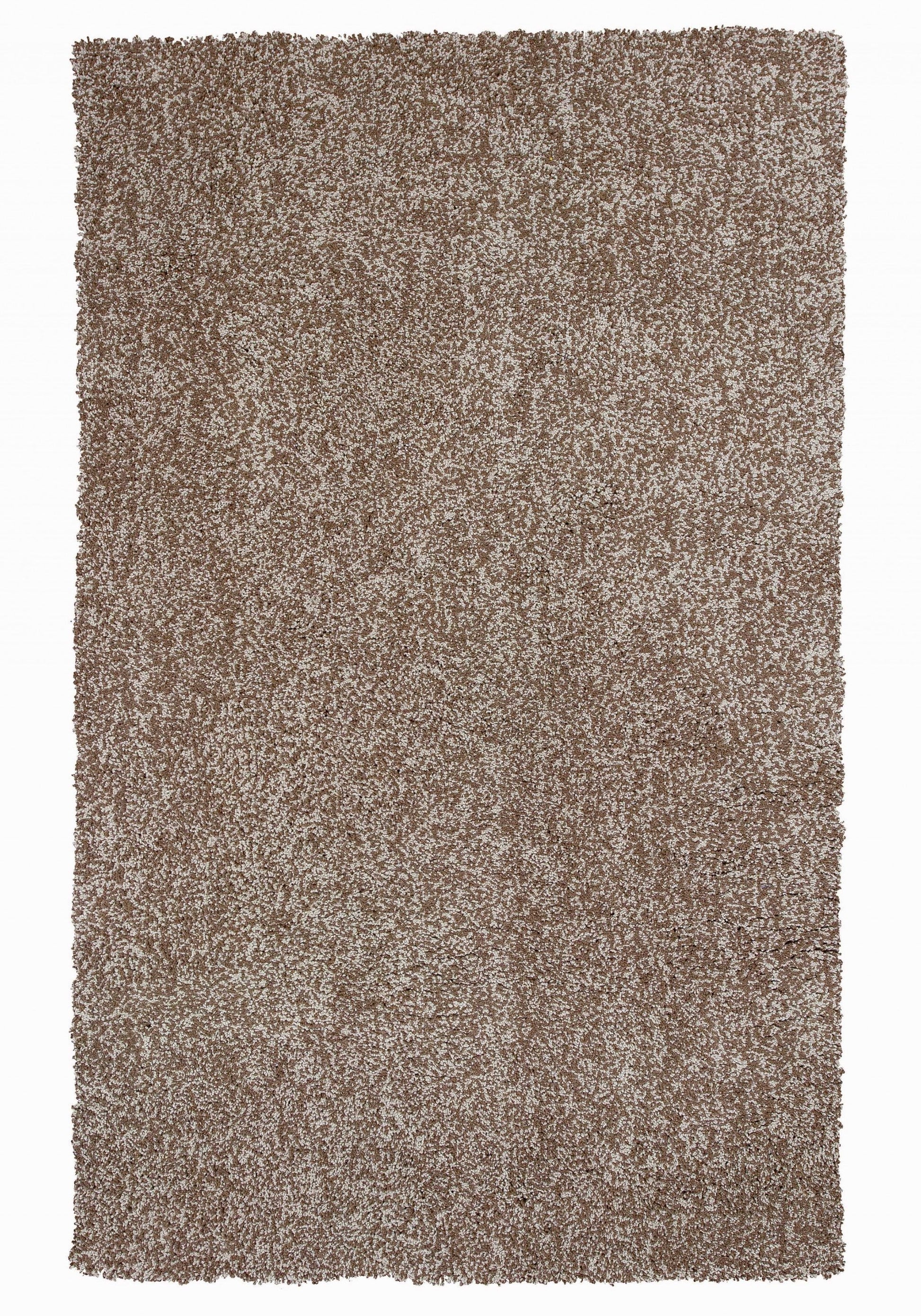 HomeRoots 2' x 4' Beige Heather Indoor Shag Rug