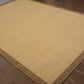 HomeRoots 2' x 4' Beige and Brown Plain Indoor Outdoor Scatter Rug
