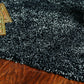 HomeRoots 2' x 4' Black Heather Indoor Shag Rug