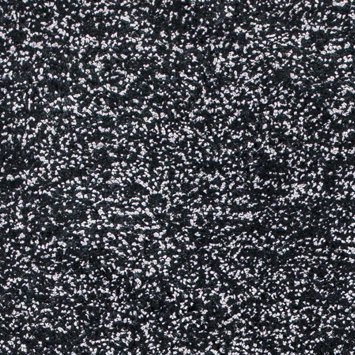HomeRoots 2' x 4' Black Heather Indoor Shag Rug
