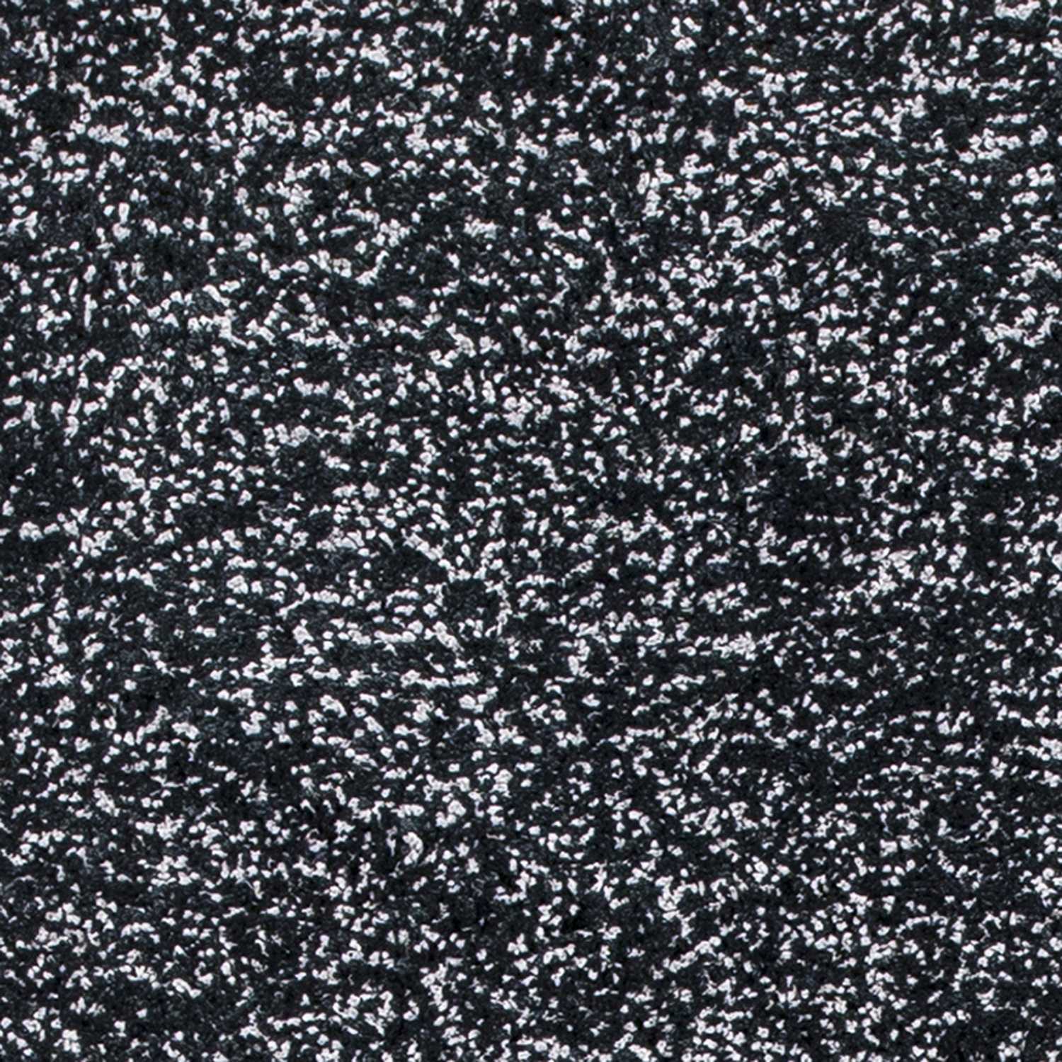 HomeRoots 2' x 4' Black Heather Indoor Shag Rug