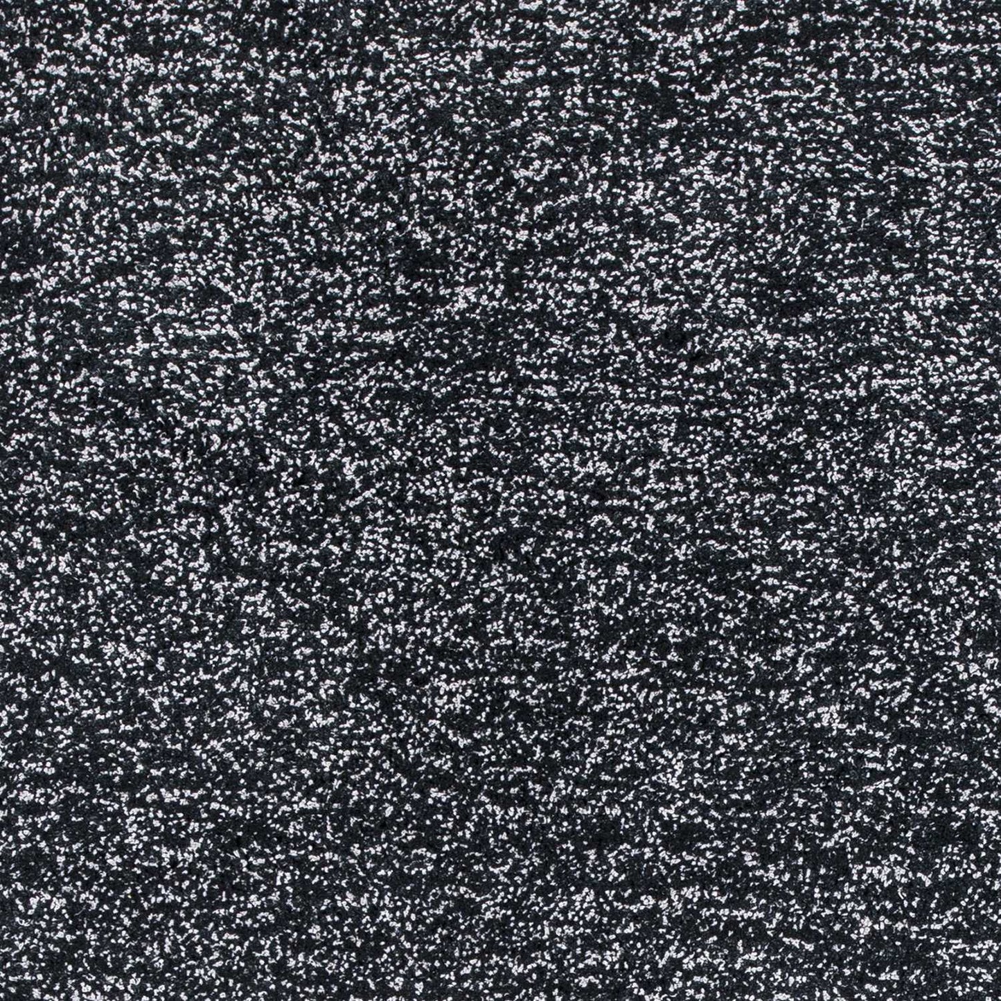 HomeRoots 2' x 4' Black Heather Indoor Shag Rug