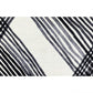 HomeRoots 2' x 4' Black and Gray Abstract Arrow Washable Floor Mat