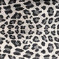 HomeRoots 2' x 4' Black and Gray Cheetah Washable Floor Mat