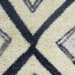 HomeRoots 2' x 4' Black and Gray Modern Tribal Washable Floor Mat