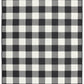 HomeRoots 2’ x 4’ Black and Ivory Gingham Indoor Outdoor Area Rug