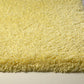 HomeRoots 2' x 4' Canary Yellow Indoor Shag Rug