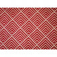 HomeRoots 2' x 4' Deep Red and Tan Arrow Geo Washable Floor Mat