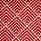 HomeRoots 2' x 4' Deep Red and Tan Arrow Geo Washable Floor Mat