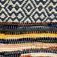 HomeRoots 2’ x 4’ Geometric Colorful Chindi Area Rug