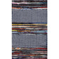 HomeRoots 2’ x 4’ Geometric Colorful Chindi Area Rug