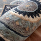 HomeRoots 2' x 4' Gray Geometric Medallion Hearth Rug