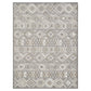 HomeRoots 2' x 4' Gray Ivory Aztec Pattern Indoor Outdoor Area Rug