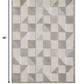HomeRoots 2' x 4' Gray Triangle Indoor Outdoor Area Rug