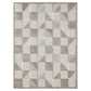 HomeRoots 2' x 4' Gray Triangle Indoor Outdoor Area Rug