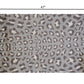HomeRoots 2' x 4' Gray and Brown Cheetah Washable Floor Mat