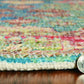 HomeRoots 2" x 4" Hand Woven Floral Traditional Indoor Accent Rug With Blue and Red Finish
