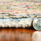 HomeRoots 2" x 4" Hand Woven Traditional Indoor Accent Rug With Charcoal Finish