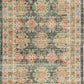 HomeRoots 2" x 4" Hand Woven Traditional Indoor Accent Rug With Charcoal Finish