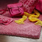 HomeRoots 2' x 4' Hot Pink Indoor Shag Rug