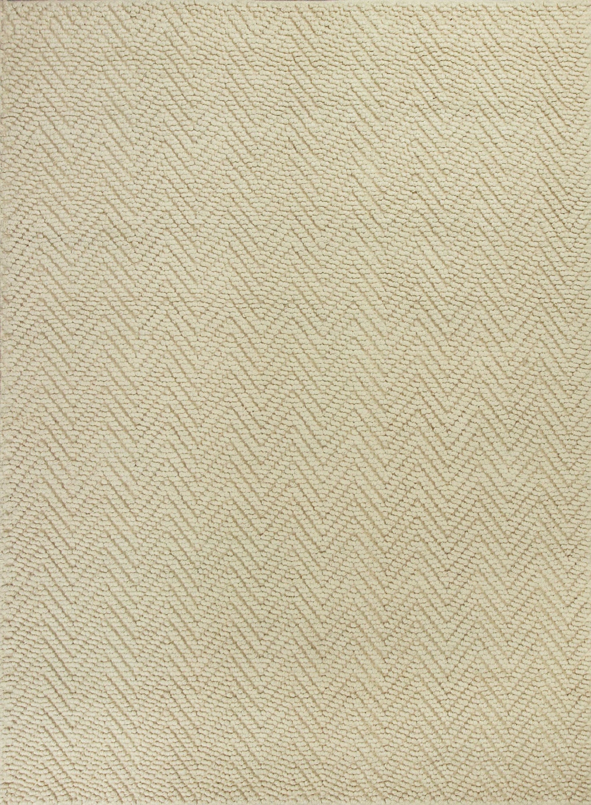 HomeRoots 2' x 4' Ivory Hand Woven Herringbone Jute Indoor Accent Rug