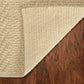 HomeRoots 2' x 4' Ivory Hand Woven Herringbone Jute Indoor Accent Rug