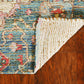 HomeRoots 2" x 4" Jute Blue or Red Area Rug