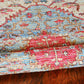 HomeRoots 2" x 4" Jute Blue or Red Area Rug