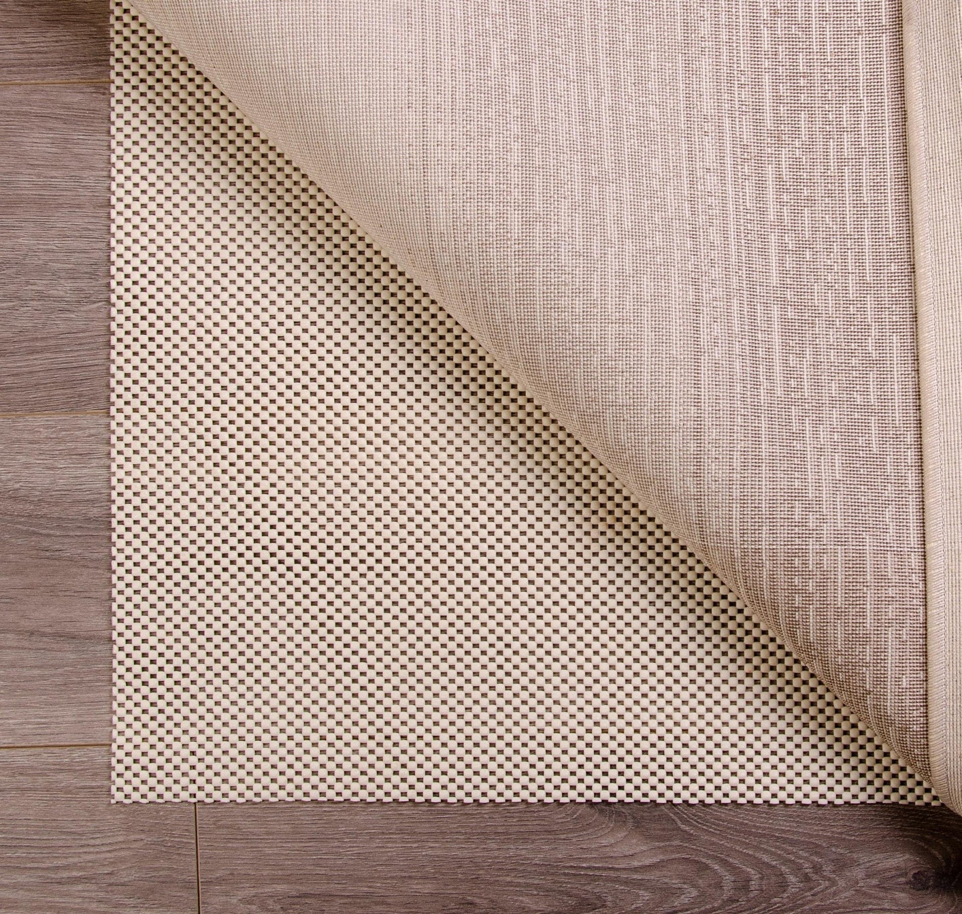 HomeRoots 2' x 4' King's Premium Non Slip Rug Pad in Ivory Finish