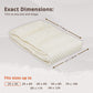 HomeRoots 2' x 4' King's Premium Non Slip Rug Pad in Ivory Finish