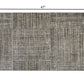 HomeRoots 2' x 4' Modern Geo Lines in Squares Washable Floor Mat
