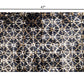 HomeRoots 2' x 4' Modern Ombre Geo Washable Floor Mat
