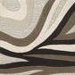 HomeRoots 2 x 4' Natural Beige Hand Tufted Abstract Waves Indoor Accent Rug