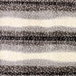 HomeRoots 2' x 4' Neutral Dot and Wave Washable Floor Mat