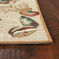 HomeRoots 2' x 4' Polyester Beige Area Rug